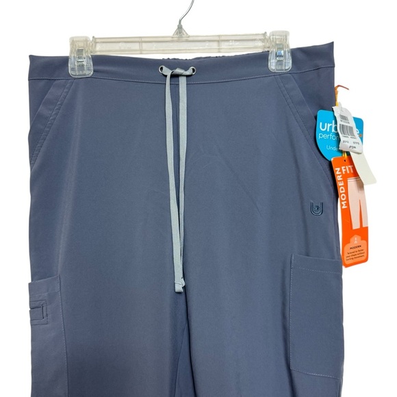 NWT Urbane Performance Endurance Cargo Pants Scrubs Graphite Gray Stretch Sz SP - Picture 2 of 12